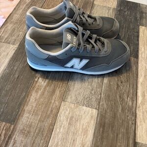 New Balance Kids' Black and Gray Sneakers